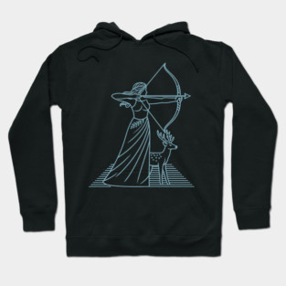 Sagittarius 2025 - Goddess Artemis Hoodie