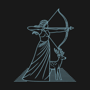 Sagittarius 2025 - Goddess Artemis T-Shirt