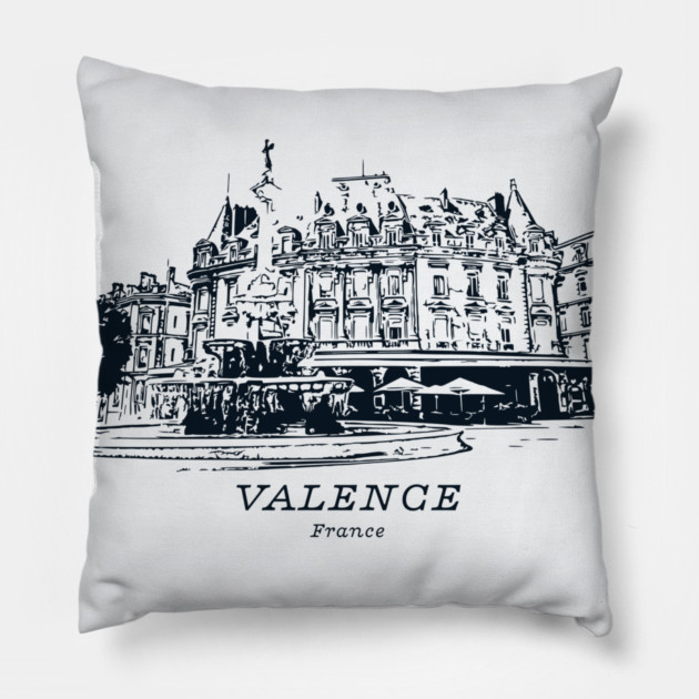 Valence - France Pillow by Lakeric