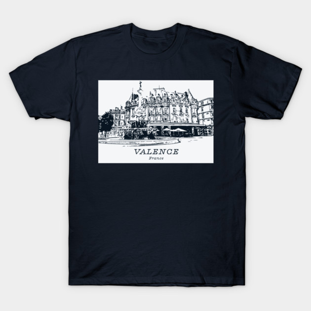 Valence - France T-Shirt by Lakeric