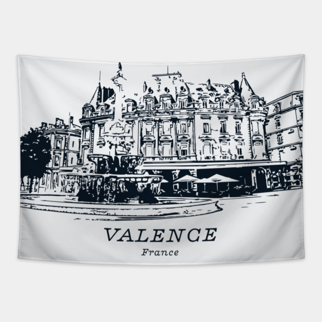 Valence - France Tapestry by Lakeric