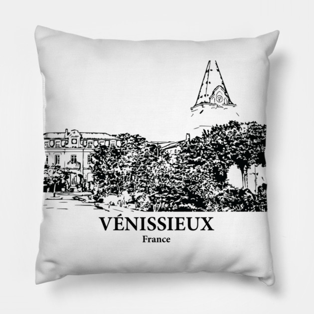 Vénissieux - France Pillow by Lakeric