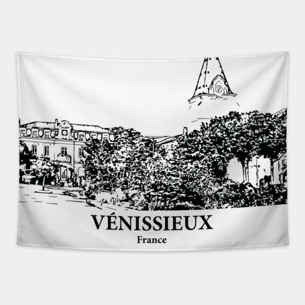 Vénissieux - France Tapestry by Lakeric