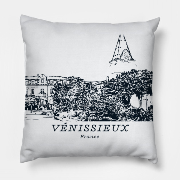 Vénissieux - France Pillow by Lakeric