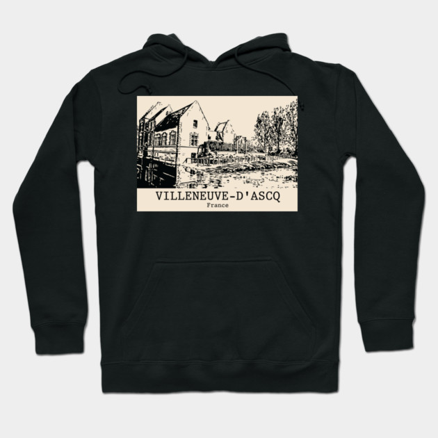 Villeneuve-d’Ascq - France Hoodie by Lakeric
