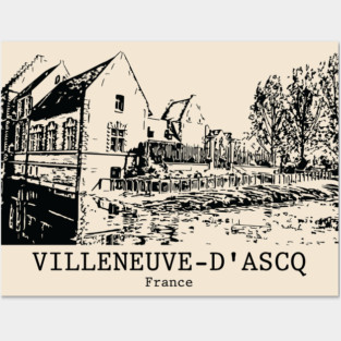 Villeneuve-d’Ascq - France Posters and Art