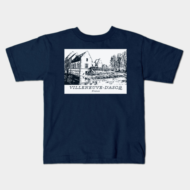 Villeneuve-d’Ascq - France Kids T-Shirt by Lakeric