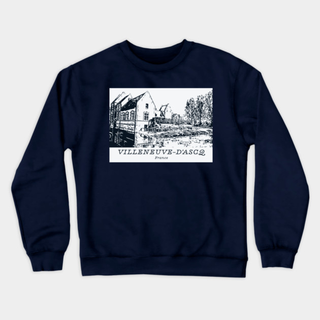 Villeneuve-d’Ascq - France Crewneck Sweatshirt by Lakeric