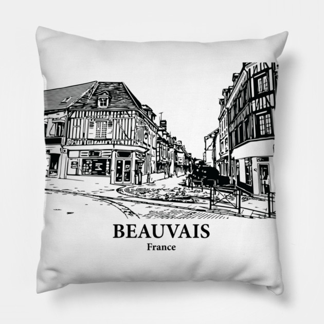 Beauvais - France Pillow by Lakeric