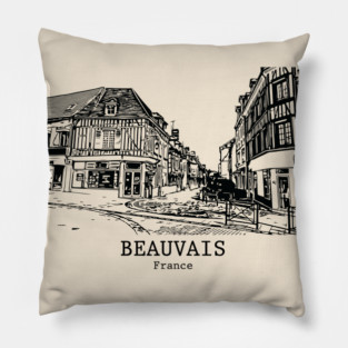 Beauvais - France Pillow