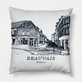 Beauvais - France Pillow