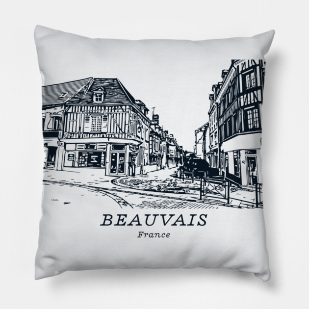 Beauvais - France Pillow by Lakeric