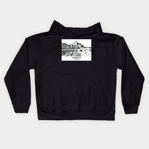 Cholet - France Kids Hoodie by Lakeric