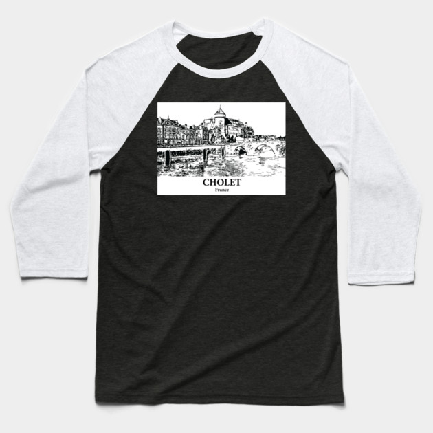 Cholet - France Baseball T-Shirt by Lakeric