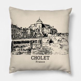 Cholet - France Pillow