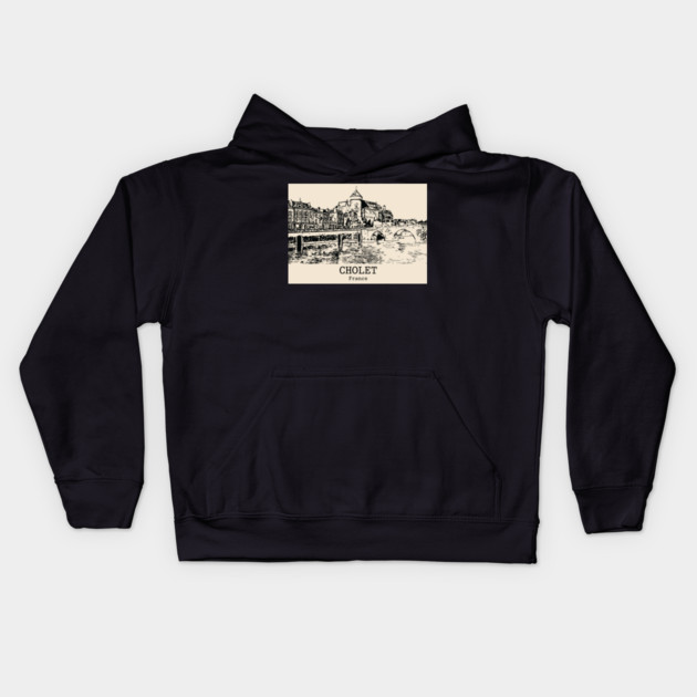 Cholet - France Kids Hoodie by Lakeric