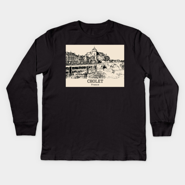 Cholet - France Kids Long Sleeve T-Shirt by Lakeric