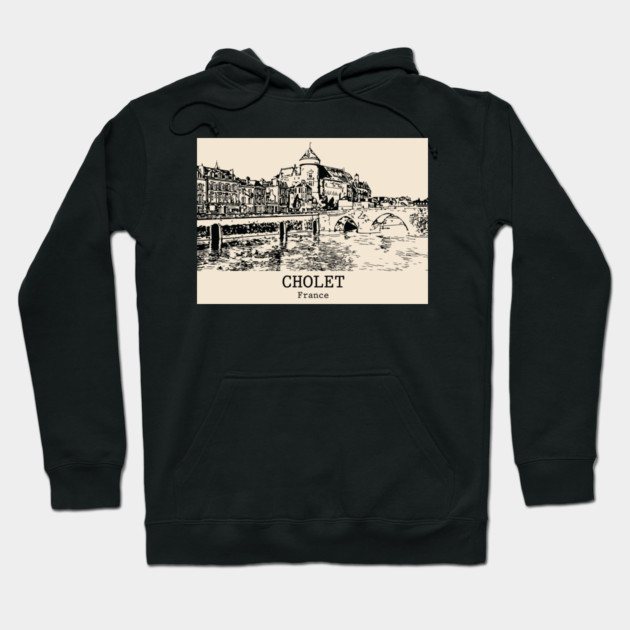 Cholet - France Hoodie by Lakeric