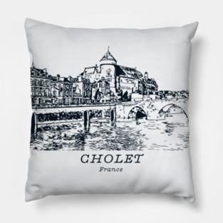 Cholet - France Pillow