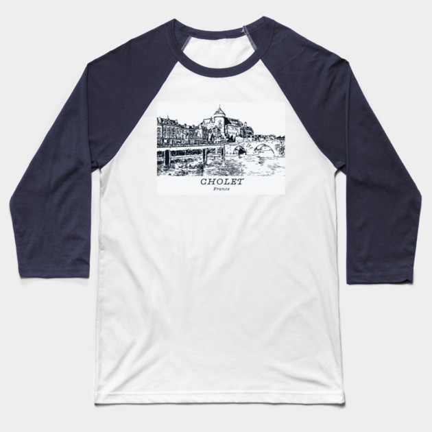 Cholet - France Baseball T-Shirt by Lakeric