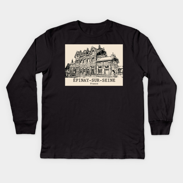 Épinay-sur-Seine - France Kids Long Sleeve T-Shirt by Lakeric