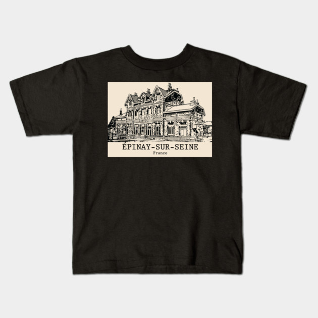 Épinay-sur-Seine - France Kids T-Shirt by Lakeric