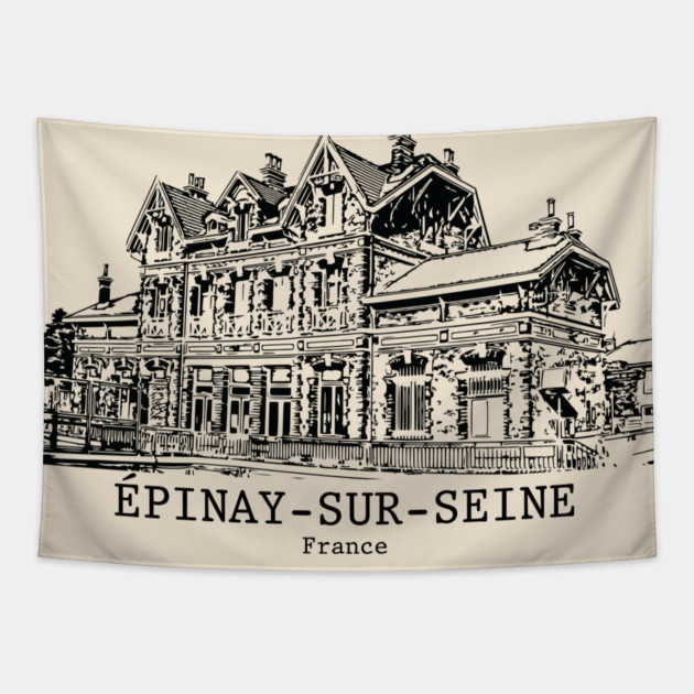 Épinay-sur-Seine - France Tapestry by Lakeric