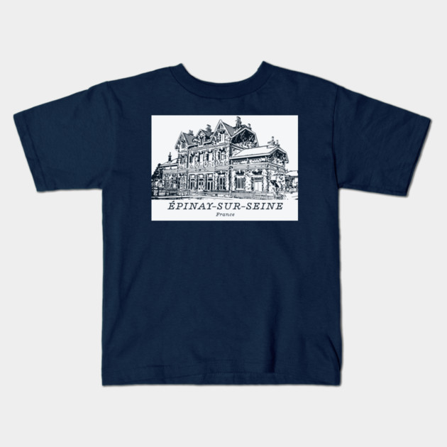 Épinay-sur-Seine - France Kids T-Shirt by Lakeric