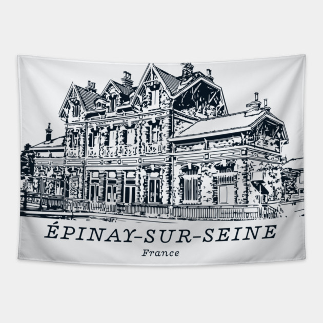 Épinay-sur-Seine - France Tapestry by Lakeric