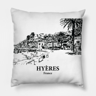 Hyères - France Pillow