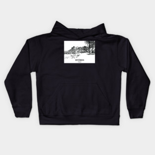 Hyères - France Kids Hoodie