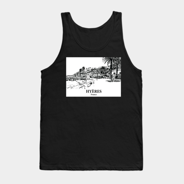 Hyères - France Tank Top by Lakeric