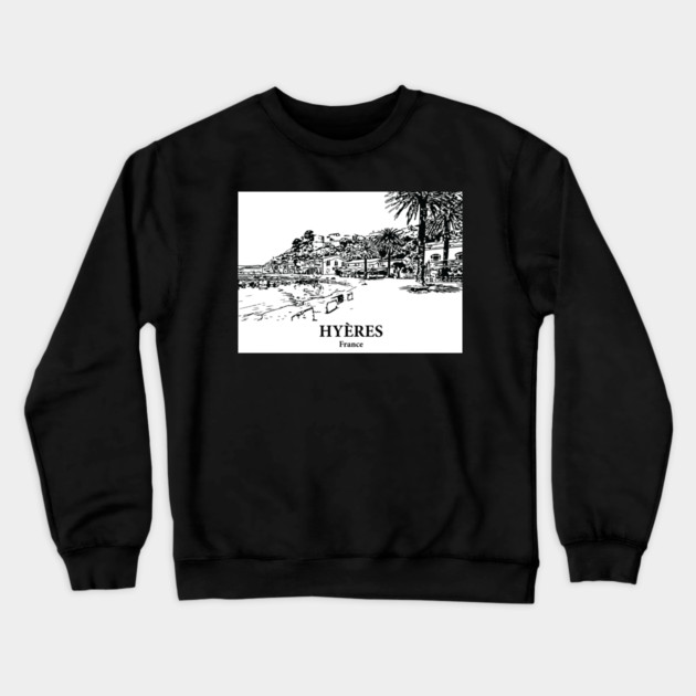 Hyères - France Crewneck Sweatshirt by Lakeric
