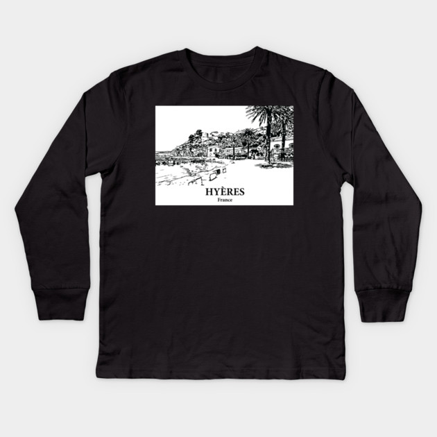 Hyères - France Kids Long Sleeve T-Shirt by Lakeric
