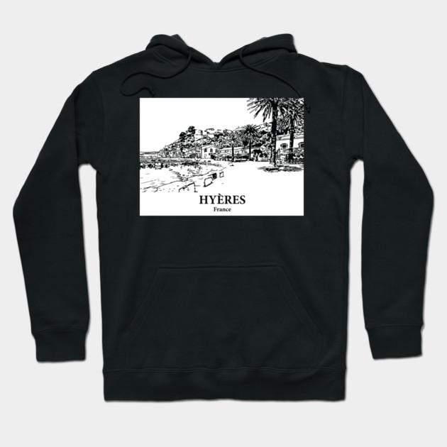 Hyères - France Hoodie by Lakeric