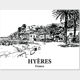 Hyères - France Posters and Art