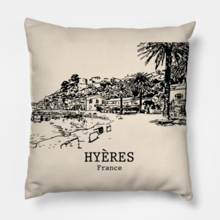 Hyères - France Pillow