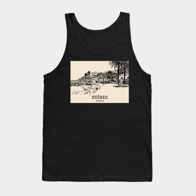 Hyères - France Tank Top by Lakeric