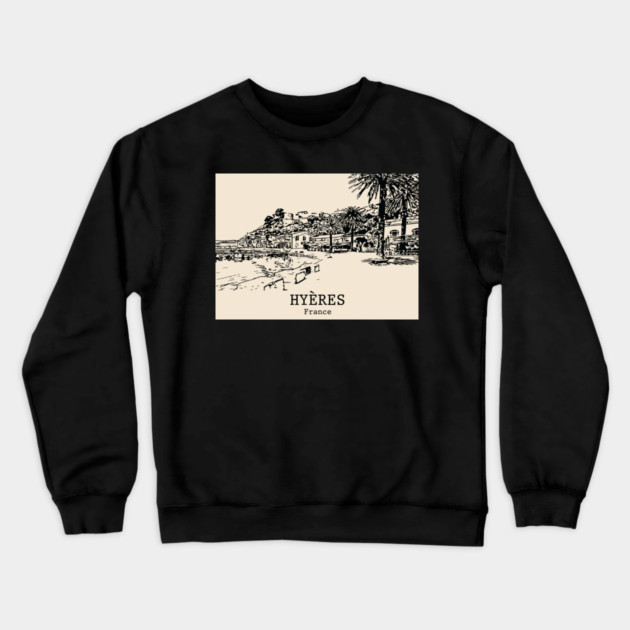 Hyères - France Crewneck Sweatshirt by Lakeric