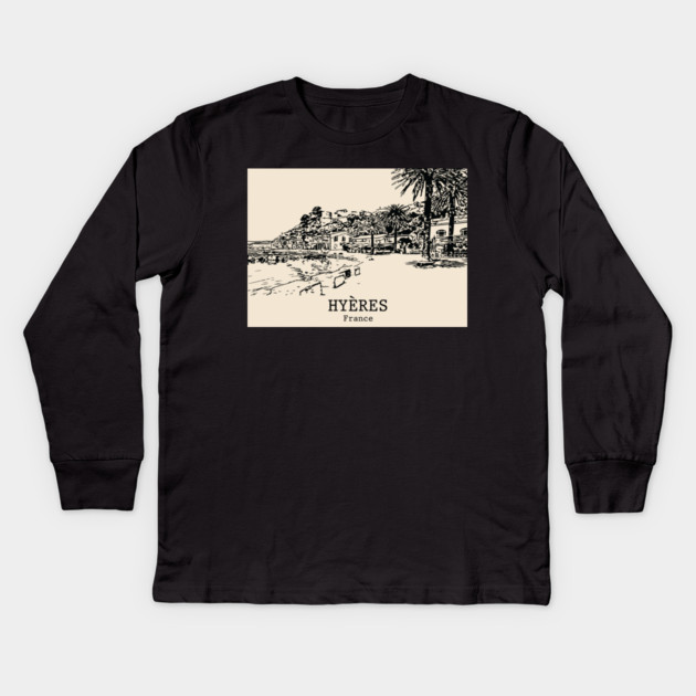 Hyères - France Kids Long Sleeve T-Shirt by Lakeric