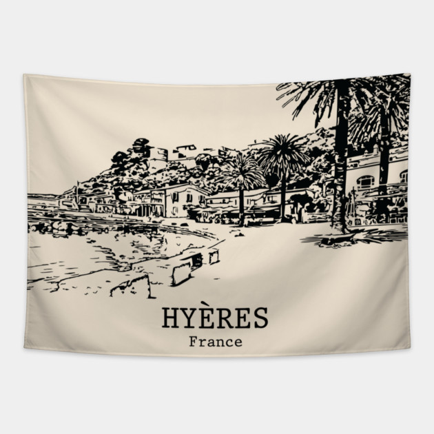 Hyères - France Tapestry by Lakeric