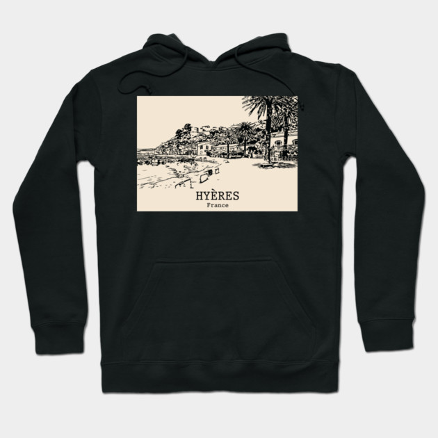 Hyères - France Hoodie by Lakeric