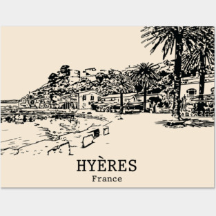 Hyères - France Posters and Art