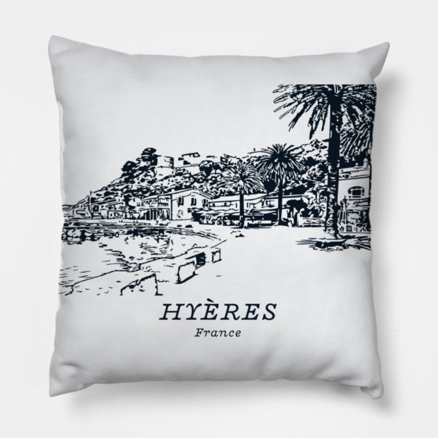Hyères - France Pillow by Lakeric
