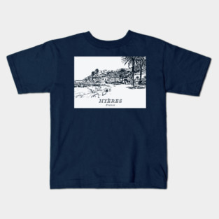 Hyères - France Kids T-Shirt
