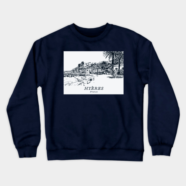 Hyères - France Crewneck Sweatshirt by Lakeric