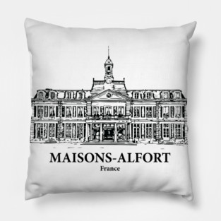 Maisons-Alfort - France Pillow