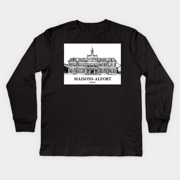 Maisons-Alfort - France Kids Long Sleeve T-Shirt by Lakeric