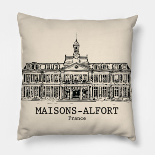 Maisons-Alfort - France Pillow