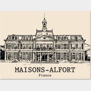Maisons-Alfort - France Posters and Art